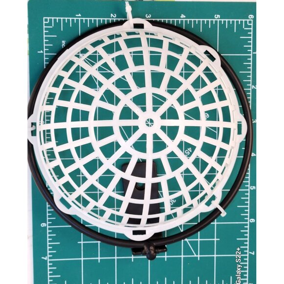 Staghorn Fern & Orchid Hanging Basket Planter Kit 6-Inch Plastic & Metal Bracket - Picture 4 of 8